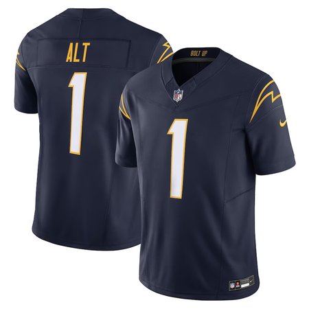 Men's Los Angeles Chargers Joe Alt  Navy 2024 NFL Draft First Round Pick Player F.U.S.E. Vapor Untouchable Limited Stitched Football Jersey