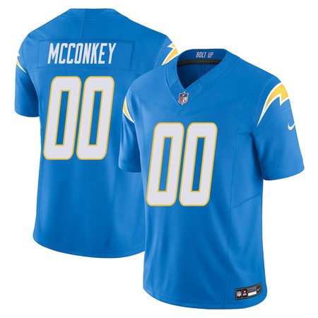 Men's Los Angeles Chargers Ladd McConkey  Powder Blue 2024 NFL Draft Player F.U.S.E. Vapor Untouchable Limited Stitched Football Jersey