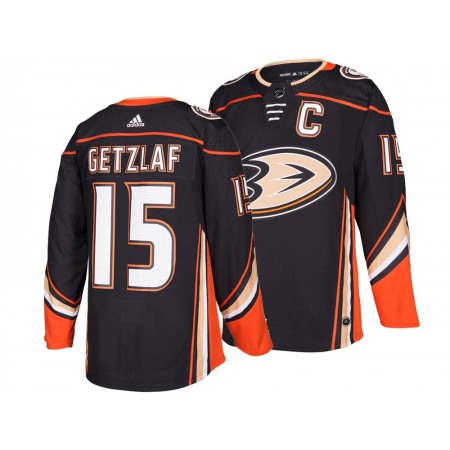 Men's  Anaheim Ducks #15 Ryan Getzlaf Black Stitched NHL Jersey