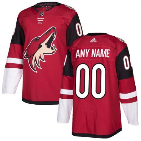 Men's  Arizona Coyotes Personalized Authentic Red Home Stitched NHL Jersey