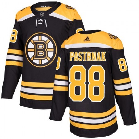 Men's  Boston Bruins #88 David Pastrnak Black Stitched NHL Jersey