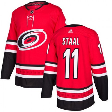 Men's  Carolina Hurricanes #11 Jordan Staal Red Stitched NHL Jersey