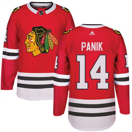 Men's  Chicago Blackhawks #14 Richard Panik Red Stitched NHL Jersey
