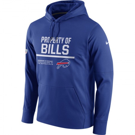 Men's Buffalo Bills  Royal Circuit Property Of Performance Pullover Hoodie