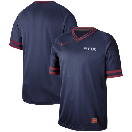 Men's Chicago White Sox Blank Navy Cooperstown Collection Legend  Stitched MLB Jersey