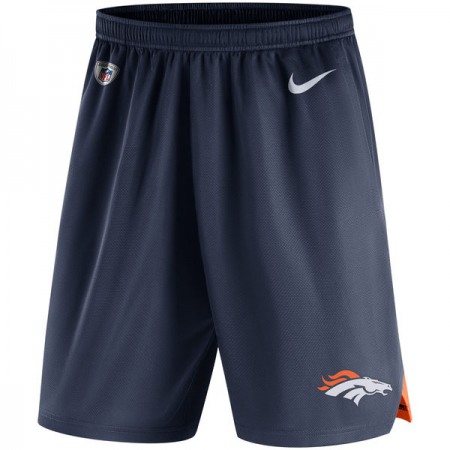 Men's Denver Broncos  Navy Knit Performance Shorts