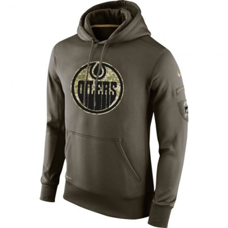 Men's Edmonton Oilers  Salute To Service NHL Hoodie