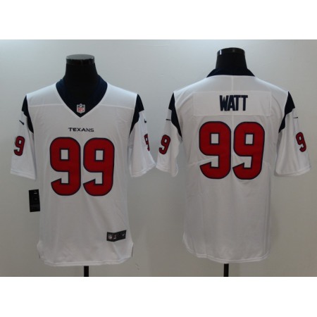 Men's Houston Texans #99 J.J. Watt  White Vapor Untouchable Limited Stitched NFL Jersey