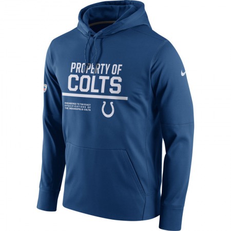 Men's Indianapolis Colts  Royal Circuit Property Of Performance Pullover Hoodie