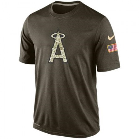 Men's Los Angeles Angels Salute To Service  Dri-FiT T-Shirt