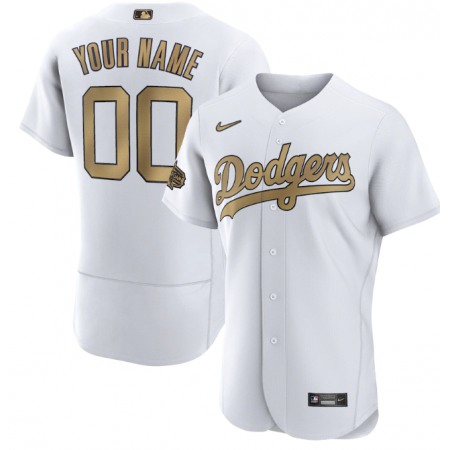 Men's Los Angeles Dodgers ACTIVE Player Custom 2022 All-Star White  Flex Base Stitched Baseball Jersey