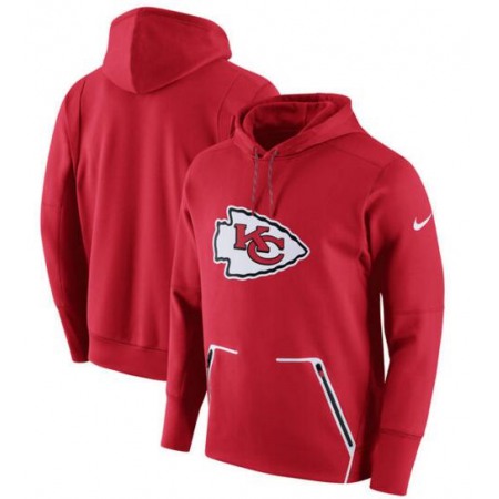 Men's  Kansas City Chiefs Red Champ Drive Vapor Speed Pullover Hoodie