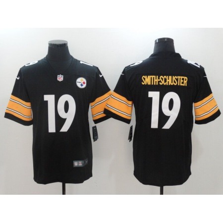 Men's  Pittsburgh Steelers #19 JuJu Smith-Schuster Black Vapor Untouchable Limited Stitched NFL Jersey