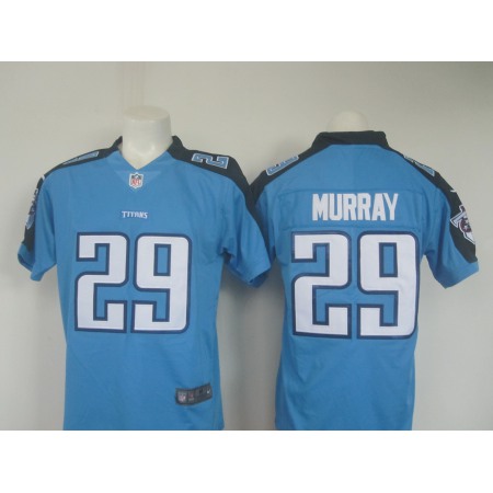 Men's  Titans #29 DeMarco Murray Light Blue Limited Rush Stitched NFL Jersey