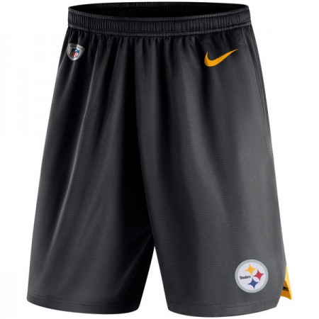 Men's Pittsburgh Steelers  Black Knit Performance Shorts