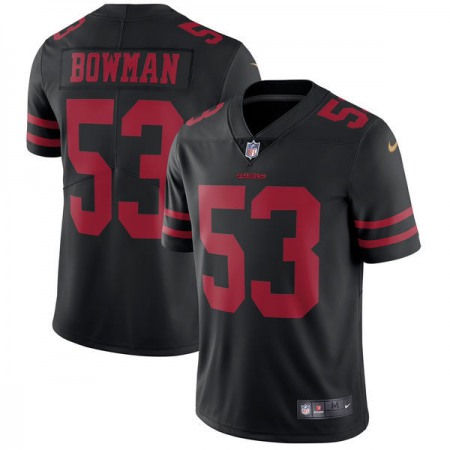 Men's San Francisco 49ers #53 NaVorro Bowman  Black Vapor Untouchable Limited Stitched NFL Jersey