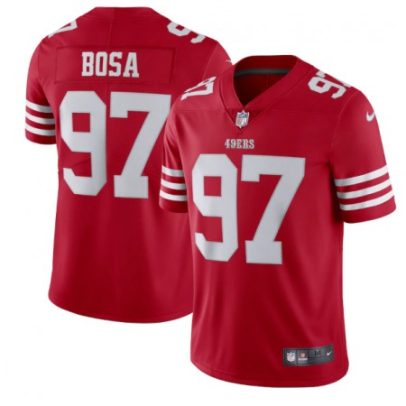 Men's San Francisco 49ers #97  Bosa 2022 New Scarlet  Vapor Untouchable Stitched Football Jersey