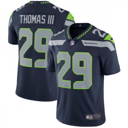Men's Seattle Seahawks #29 Earl Thomas  College Navy Vapor Untouchable Limited Stitched NFL Jersey