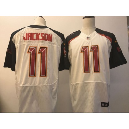 Men's Tampa Bay Buccaneers #11 DeSean Jackson  White Elite Stitched NFL Jersey