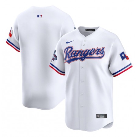 Men's Texas Rangers Blank White 2023 World Series Champions Stitched Baseball  Jersey
