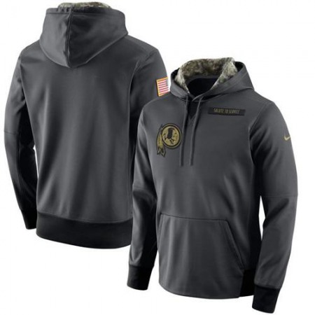 Men's Washington Redskins  Anthracite Salute to Service Player Performance Hoodie