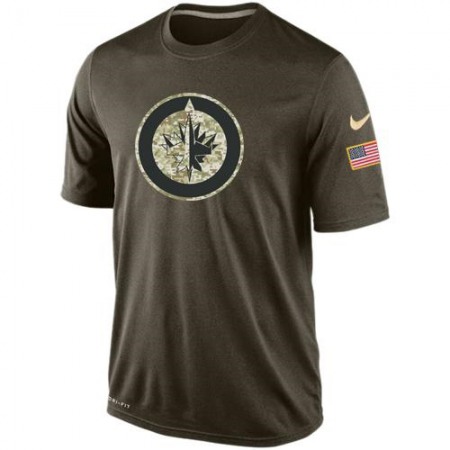 Men's Winnipeg Jets Salute To Service  Dri-FIT T-Shirt