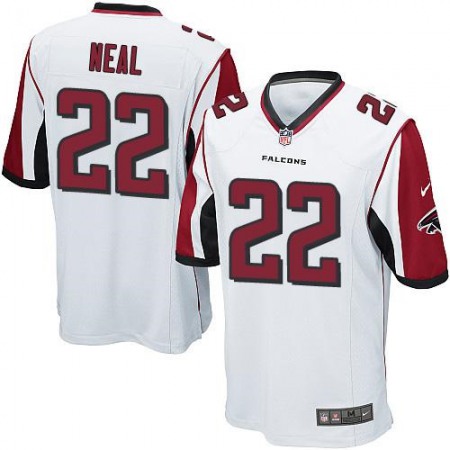 Falcons #22 Keanu Neal White Youth Stitched NFL Elite Jersey