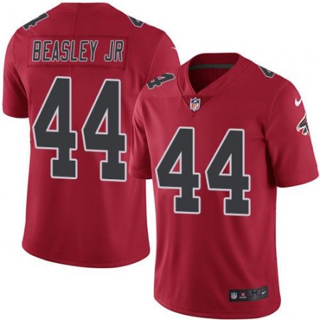 Falcons #44 Vic Beasley Jr Red Men's Stitched NFL Limited Rush Jersey