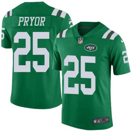 Jets #25 Calvin Pryor Green Men's Stitched NFL Elite Rush Jersey