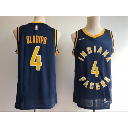 Pacers #4 Victor Oladipo Navy  Swingman Stitched Jersey