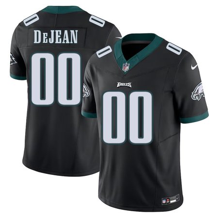 Men's Philadelphia Eagles Cooper DeJean  Black 2024 NFL Draft Alternate Player F.U.S.E. Vapor Untouchable Limited Stitched Football Jersey