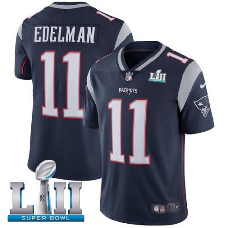 Youth New England Patriots #11 Julian Edelman   Navy Vapor Untouchable Limited Stitched NFL Jersey